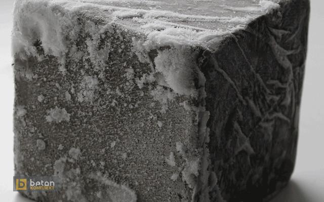 Испытание морозостойкости бетона